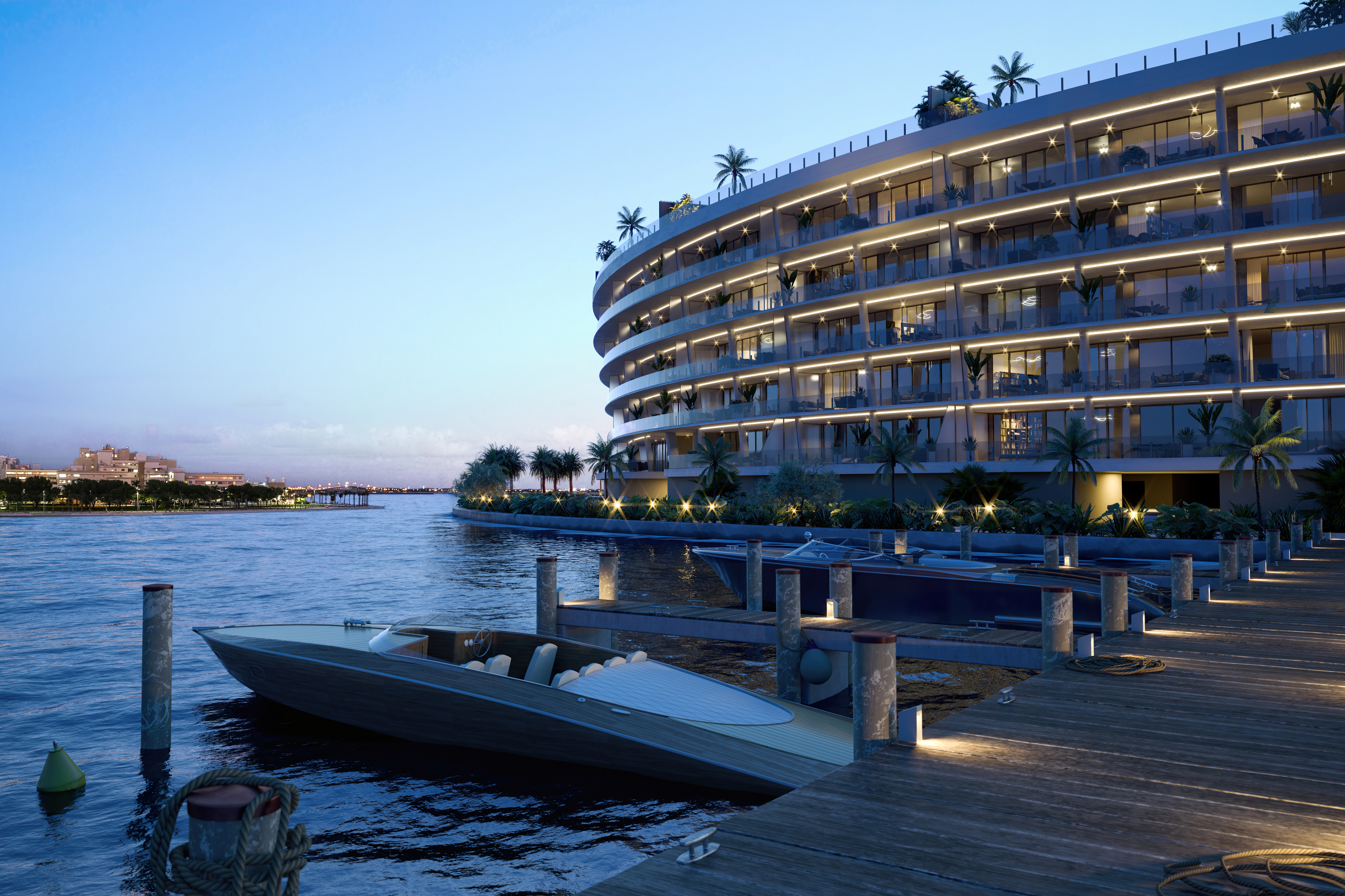 Vita at Grove Isle night view